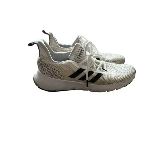 Adidas Asweego Gym Shoes , White and Black , Men's Size 9.5